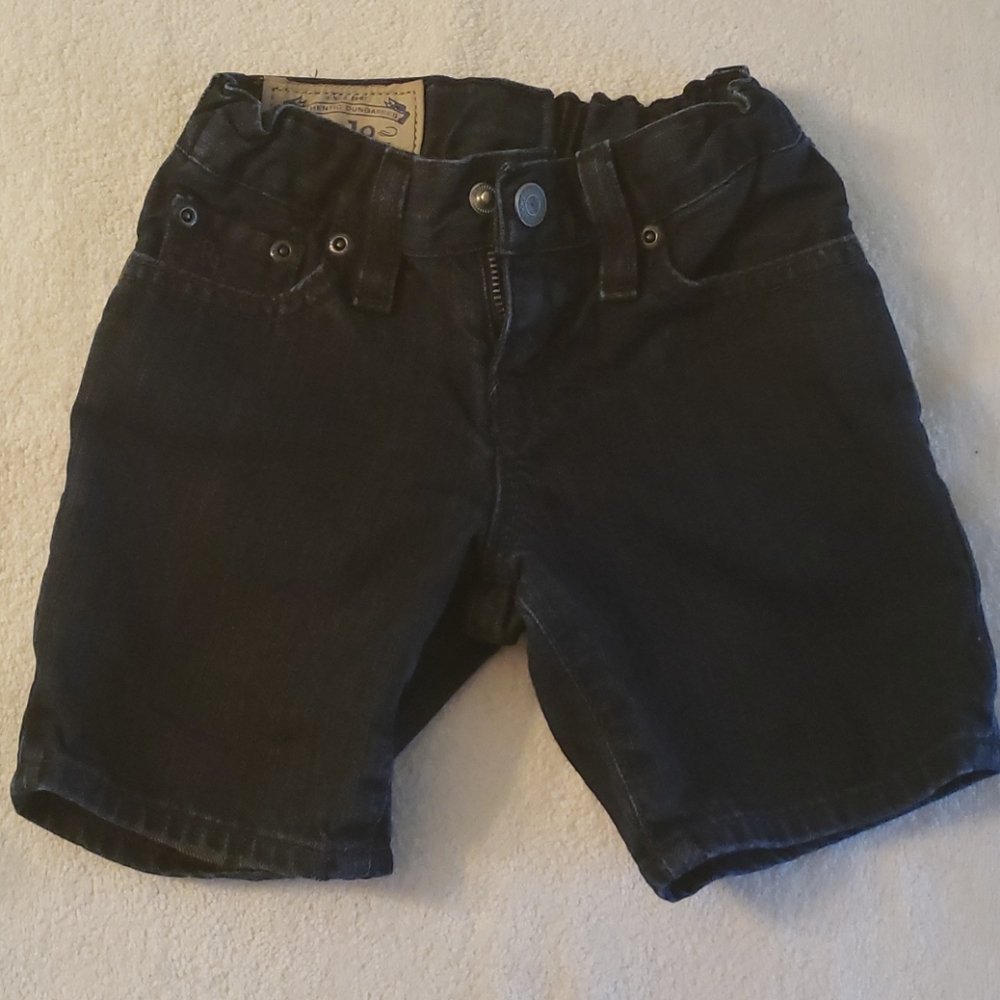 COPY - Polo toddler jean shorts and 1 Polo t-shirt and 1 Polo collar shirt.